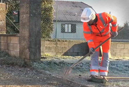 Aménagements de voies privées TP JCB groupe Bonnefoy