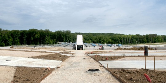 Terrassement gare Auxonne - TP JCB Groupe Bonnefoy