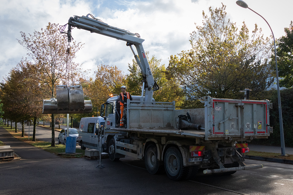 camion 6x4 grue B2t - Groupe Bonnefoy